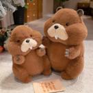 Boneco De Pelúcia Fofo De Castor 22/35/45cm, Brinquedo De Marmota Sentada Para Crianças, Presente De