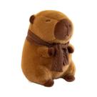 Boneco De Pelúcia Fofo De Peixe-Balão De 25-30CM Com Cachecol, Brinquedo Animal Kawaii Para Presente