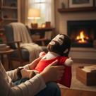 Boneco De Pelúcia Jesus Respira E Alivia Ansiedade Luz E Som -