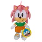 Boneco de Pelúcia Sonic The Hedgehog Amy - Colecionável de 18cm