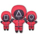 Boneco De Pelucia Squid Game Round 6 Vermelho 26Cm