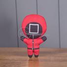 Boneco De Pelucia Squid Game Round 6 Vermelho 26Cm
