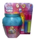 Boneco De Pelúcia Surpresa Animal Animalzinho Bicho Preguiça Tie Dye Com Tintas Para Colorir E Personalizar Barbie Licenciado Mattel Brinquedos