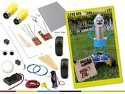 Boneco de Sucatas com Controle Remoto - Kit de Robótica para Educação Maker