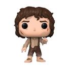 Boneco de vinil colecionável Funko Pop! Filmes O Senhor dos Anéis Frodo com anel de 3,7 polegadas