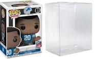 Boneco de vinil Funko Pop! Barry Sanders, Lendas da NFL, 9,5 cm com estojo