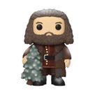 Boneco de vinil Funko Pop! Filmes Harry Potter Holiday Hagrid