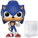 Boneco de vinil Funko POP Games Sonic The Hedgehog Sonic com anel