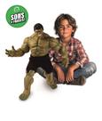 Boneco de Vinil Gigante Hulk com sons + frase - 50cm