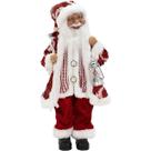 Boneco Decoração Papai Noel Colecionável Musica Festivo 45cm
