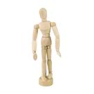 Boneco decorativo articulado manequim de madeira 14 cm - Onyx