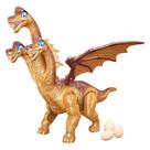 Boneco Dinossauro 3 cabeças DMT5848 Boneco Dinossauro 3 cabecas DMT5848