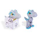 Boneco Dinossauro Mini Blue Jurassic World Cinza Pequeno Articulado Colecionável Infantil Park