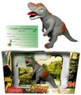 Boneco Dinossauro World Dino Tiranossauro Rex Cinza Emite Sons Som Animal Jurássico Totalmente Em Vinil Equipe Jurassic Real Bee Toys Boneco Dinossauro World Dino Tiranossauro Rex Cinza Emite Sons Som Animal Jurássico Totalmente Em Vinil Equipe Jurassic Real Bee Toys