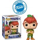 Boneco Disney Peter Pan With Flute 70th Anniversary Pop Funko 1344 - 889698706971