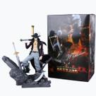 Boneco Dracule Mihawk 18cm na base One Piece Action Figure Boneco Dracule Mihawk 18cm na base One Piece Action Figure