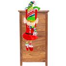 Boneco Duende com Braços Fixadores 50x12cm Enfeite de Natal