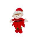 Boneco Duende Vermelho E Branco 30cm Tok Da Casa - Pç