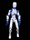 Boneco Dummy 14 cm DESMONTADO Brinquedo Articulado Action Figure 3D