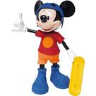 Boneco E Personagem Mickey Radical C/Som 31Cm.