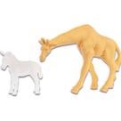 Boneco e Personagem Zebra e Girafa C/CANETINHA LAV