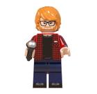 Boneco ed sheeran cantor pop bloco de montar