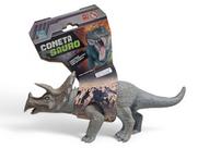 Boneco em Vinil Dinossauro Brinquedo Realista Triceratops