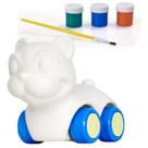 Boneco em Vinil Macio Panda Pintura com 3 Tintas Colorir