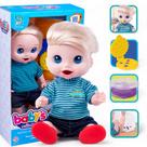 Boneco Faz Caquinha 31cm Babys Collection Com Comidinha C/ Acessorios