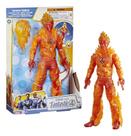 Boneco Figura de Ação Titan Tocha Humana Com luz Quarteto Fantástico Hasbro G1890