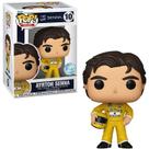 Boneco Funko Pop Ayrton Senna Racing Lotus Uniforme Amarelo 10cm Boneco Funko Pop Ayrton Senna Racing Lotus Uniforme Amarelo 10cm