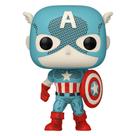 Boneco Funko Pop Disney 100th Marvel Captain - America Retro 1319