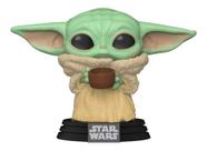 Boneco Funko Pop Disney Baby Yoda Child 378 Star Wars C/copo