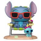 Boneco Funko Pop Disney Lilo Stitch Premium - Stich Sonlounger 1639