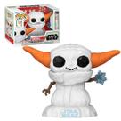 Boneco Funko Pop Grogu Snowman 748 Star Wars Mandalorian Natal