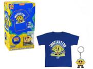 Boneco Funko Pop Pocket + Tee Spongebob - W/rainbow Kid 63483 Boneco Funko Pop Pocket + Tee Spongebob - W/rainbow Kid 63483