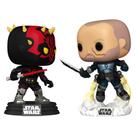 Boneco Funko Pop Star Wars Clone Wars 2 Darth Mal Vs.pre - Vizsla 2pack 74744