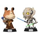Boneco Funko Pop Star Wars Clone Wars 2 Jar Jar Binks - Vs.general 2pack 76862