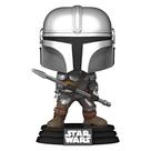Boneco Funko Pop Star Wars Mandalorian The Mandalorian - W/beskar Staff.ex.479