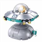 Boneco garfield space tour 45th blocos de montar