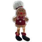 boneco ginger sentado de natal decoração enfeite
