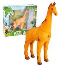 Boneco Girafa 26cm Coleção Real Animals, Bee Toys, Em Vinil Atóxico Crianças +2 Anos Boneco Girafa 26cm Coleção Real Animals, Bee Toys, Em Vinil Atóxico Crianças +2 Anos