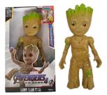 Boneco Groot Vingadores Articulados 30cm Com Som E Luz