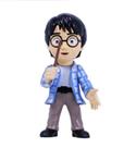 Boneco Harry Potter c/ Vara Mágica - Wizarding World - Metalfigs - 2,5" - Jada Toys