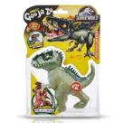 Boneco Heroes Goo Jit Zu Dinossauro T-Rex Estica E Puxa Squishy Antiestresse