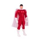 Boneco herois da toys plast c/capa/mascara supertoys