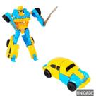 Boneco Heróis Transformer 2 Em 1 Veíulo Robô Ação