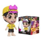 Boneco Infantil Vinil 15cm Dos Rosa - Leozinho - Algazarra