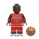 Boneco jogador basquete blocos de montar