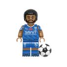 Boneco jogador futebol blocos de montar escolha